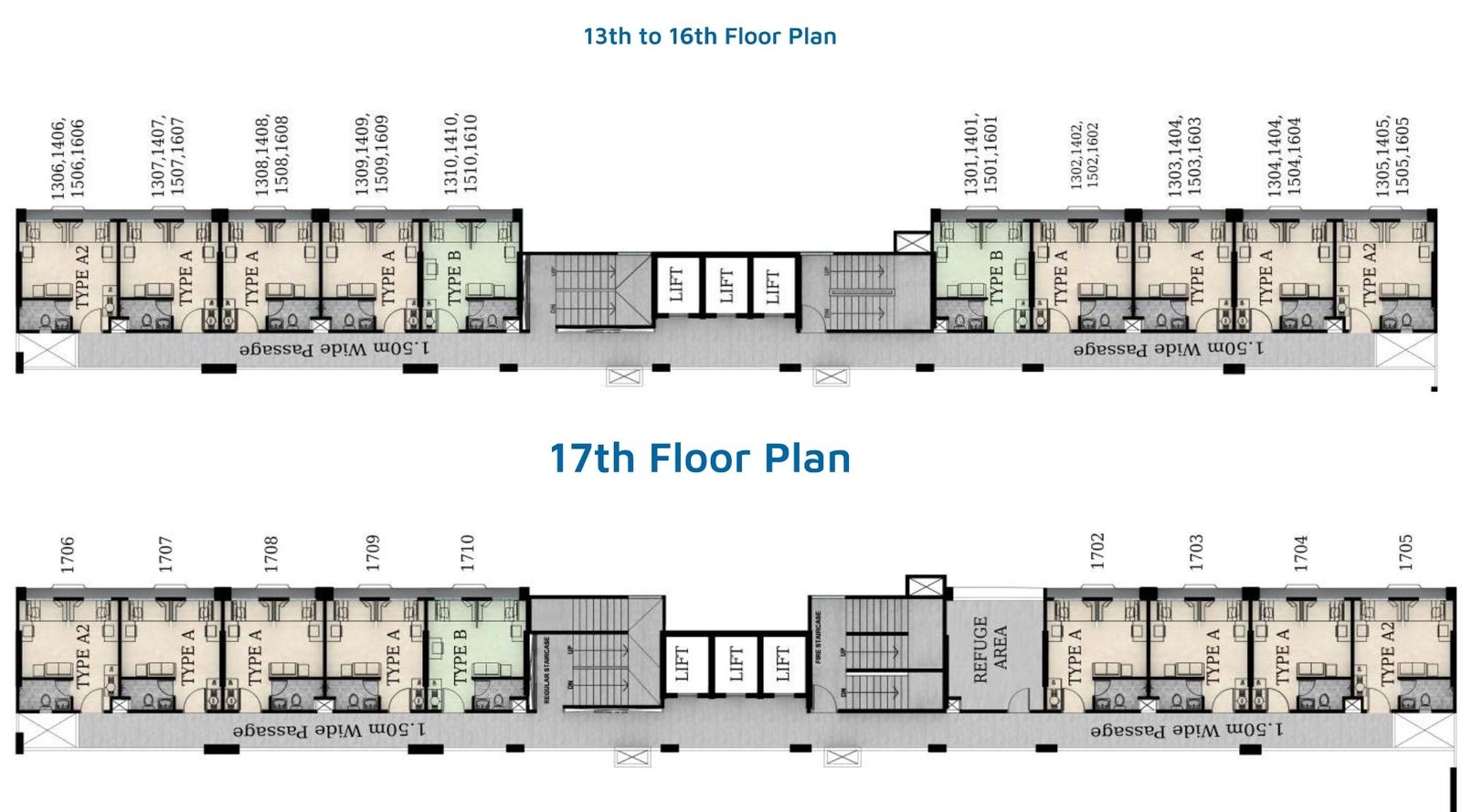 Jhamtani-BizCore-13th-16thFloor-Plan