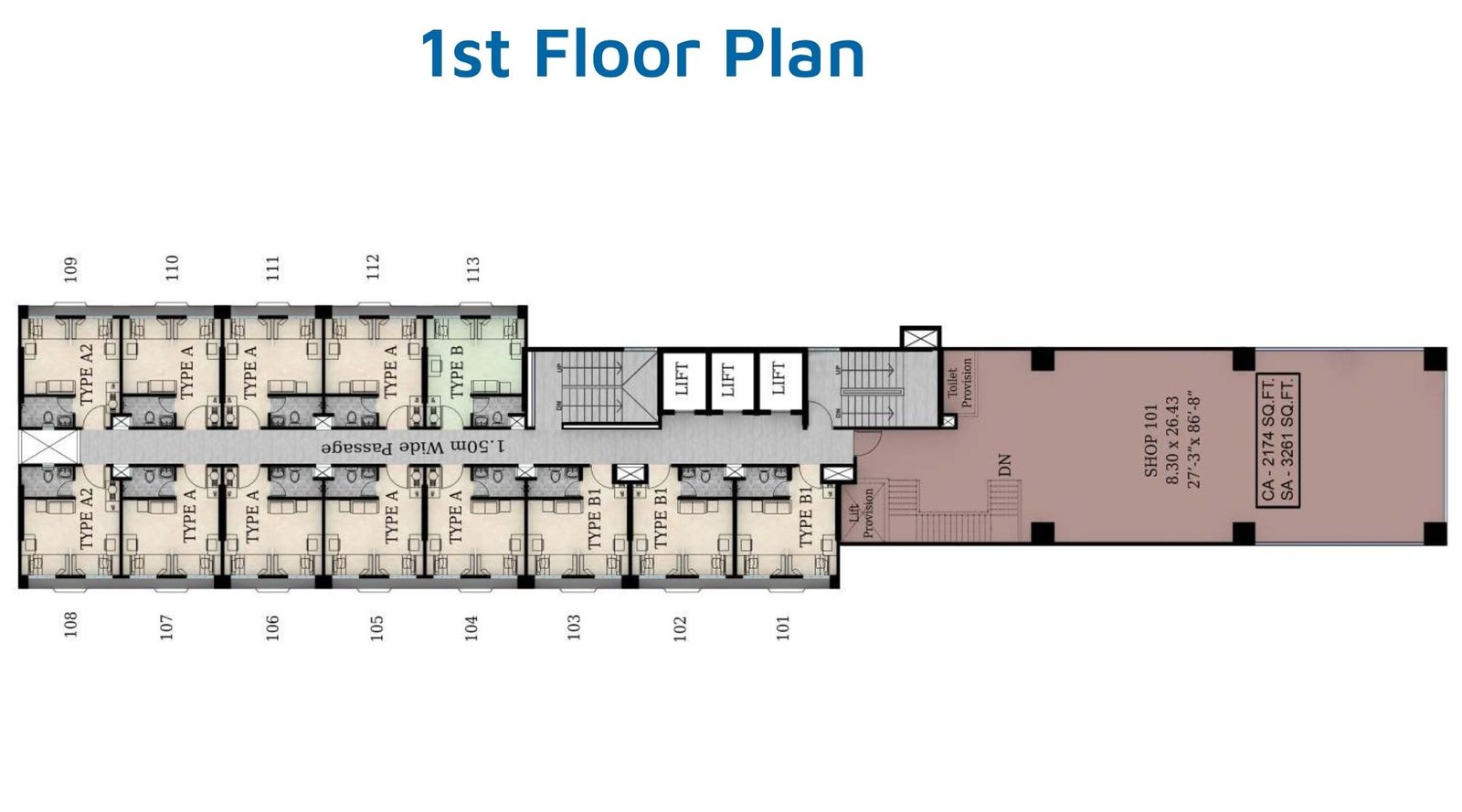 Jhamtani-BizCore-1st-Floor-Plan